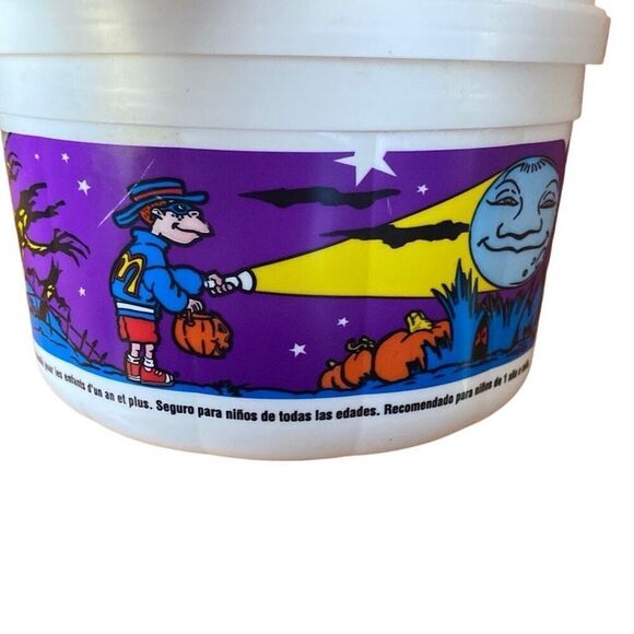 Vintage 1986 1999 2023 McDonald's Happy Meal Halloween Boo Buckets lot - Picture 4 of 9